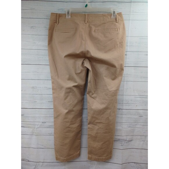 Loft The Slim Womens Kakhi Pants Slacks Sz 8 - Picture 2 of 6